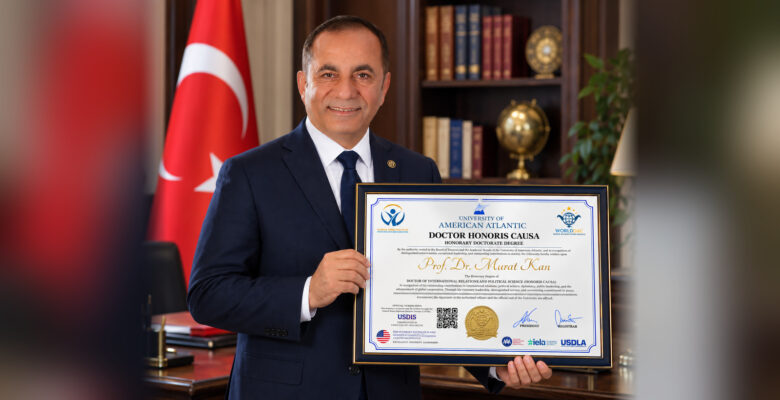 Prof. Dr. Murat Kan’a Uluslararası İlişkiler ve Siyaset Bilimi Alanında Fahri Doktora